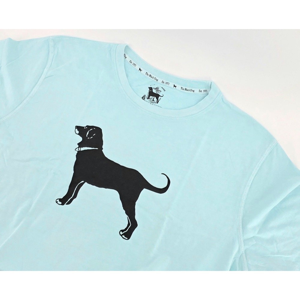 The Black Dog Short Sleeve T-Shirt Size XL Mens Light Blue Graphic Print 2026
